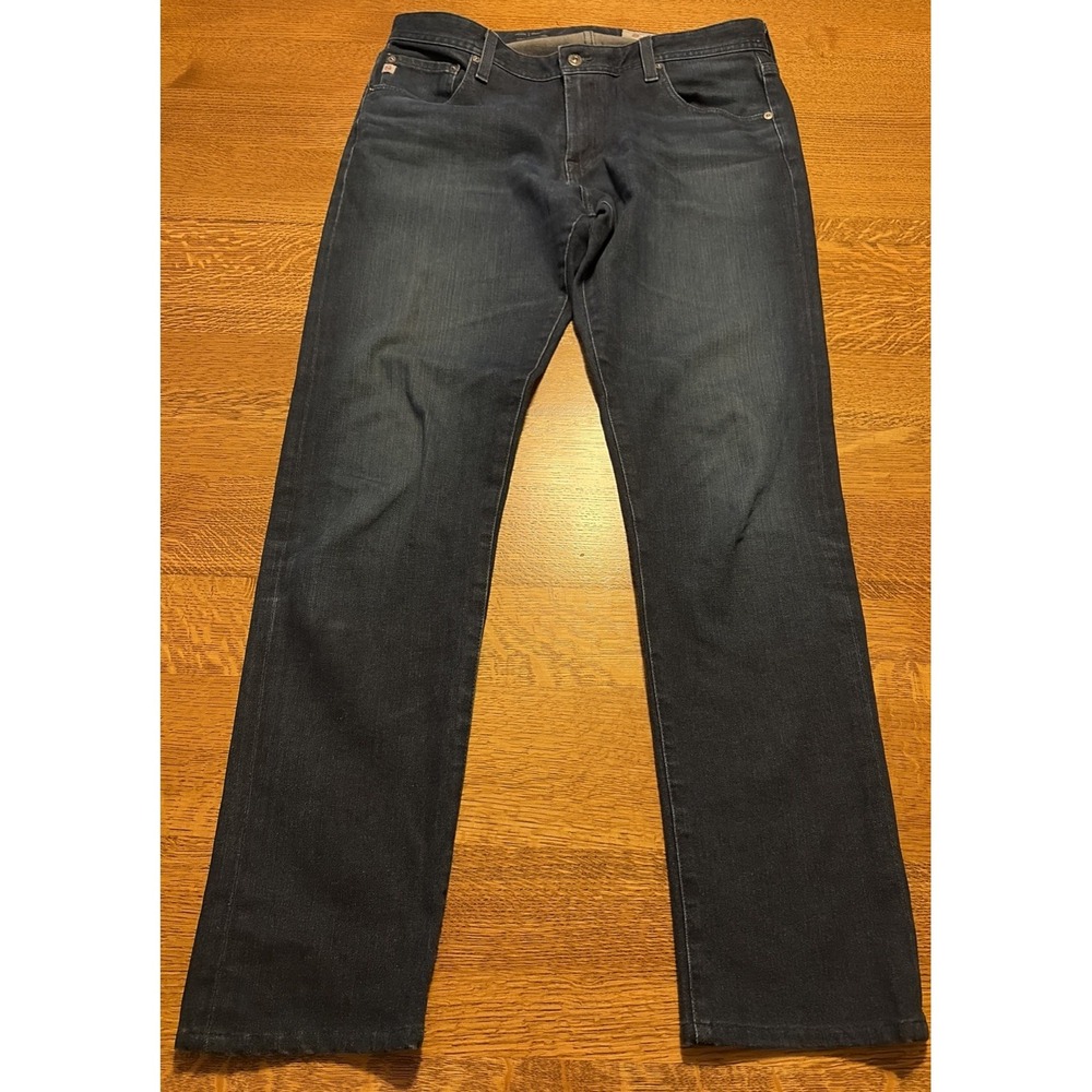 AG Adriano Goldschmied mens Tellis Modern Slim Jeans Dk Wash size 36x34~33actual
